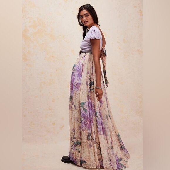 Free People Colette Maxi Dress/ size 10 - Picture 4 of 13